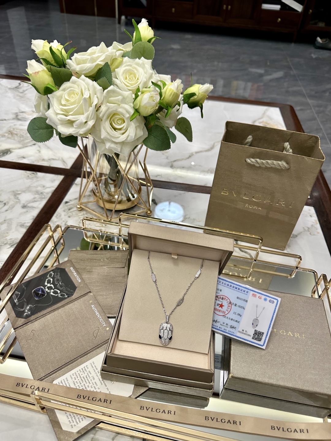 BVLGARI jewelry model 107